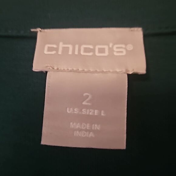 Chico's woman tunic  long sleeve top 2 - Picture 2 of 6
